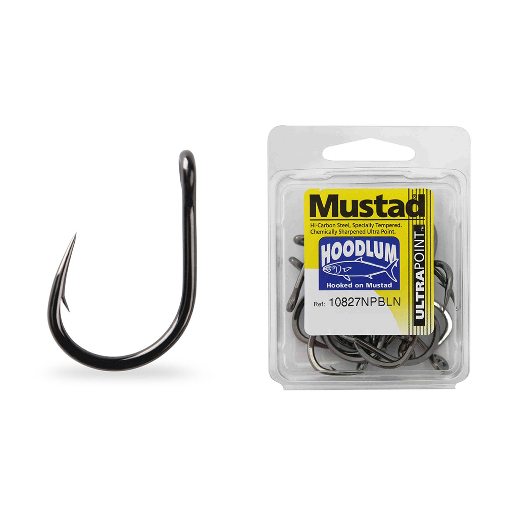 Mustad 10827 Hoodlum Live Bait Hooks (Box of 25)