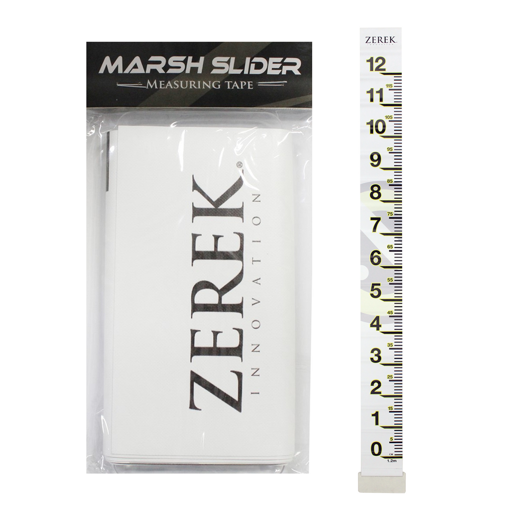 Zerek PVC Marsh Slider Fish Measuring Tape - Brag Tape